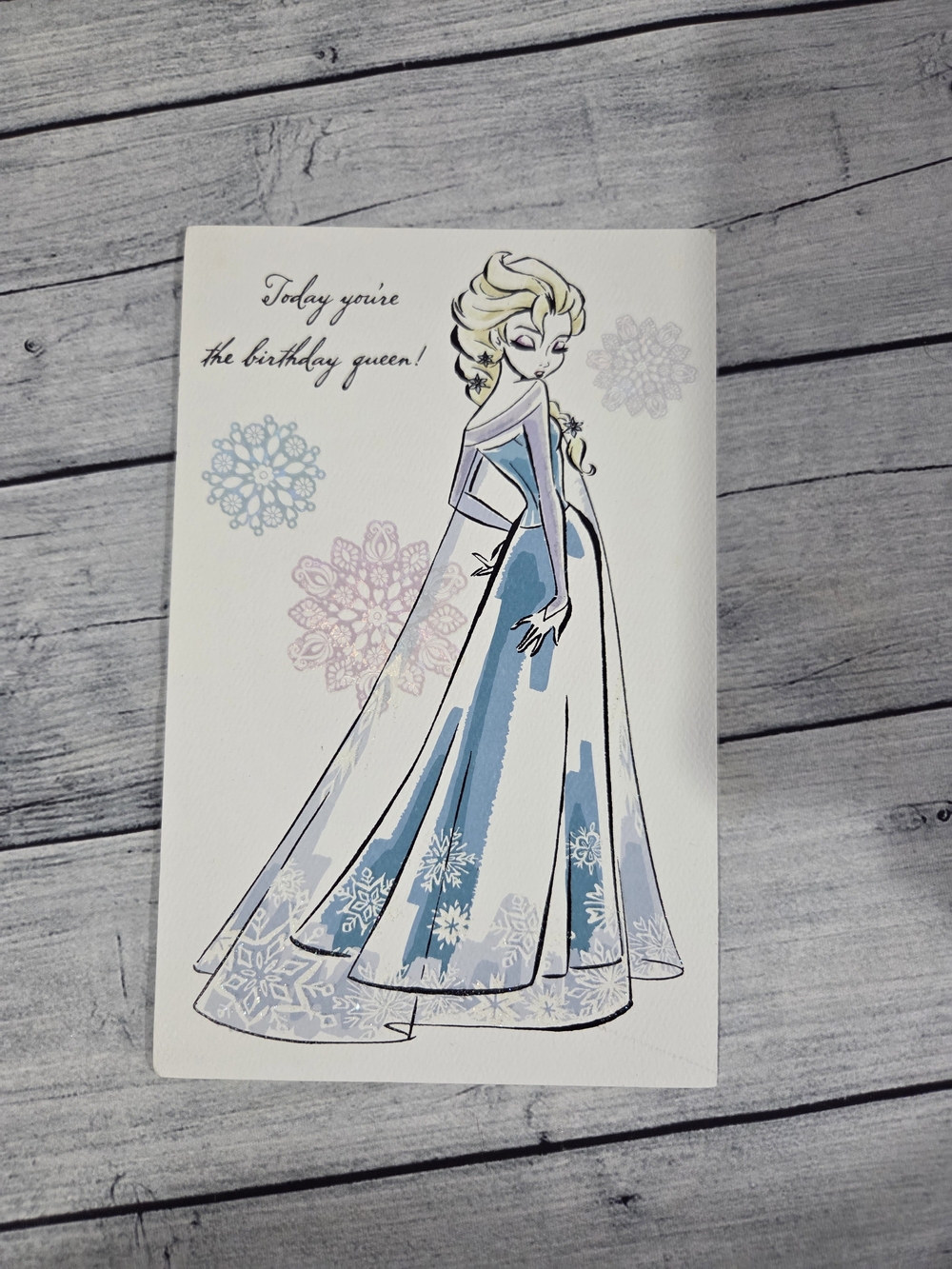 Disney American Greetings Elsa Frozen Greeting Card
